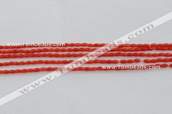 CCN4512 15.5 inches 3*5mm rice candy jade beads wholesale