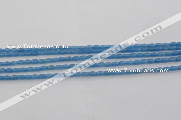 CCN4514 15.5 inches 3*5mm rice candy jade beads wholesale