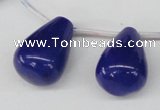 CCN468 15.5 inches Top-drilled 18*25mm teardrop candy jade beads