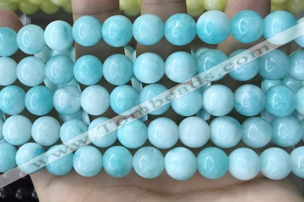 CCN5005 15.5 inches 8mm & 10mm round candy jade beads wholesale