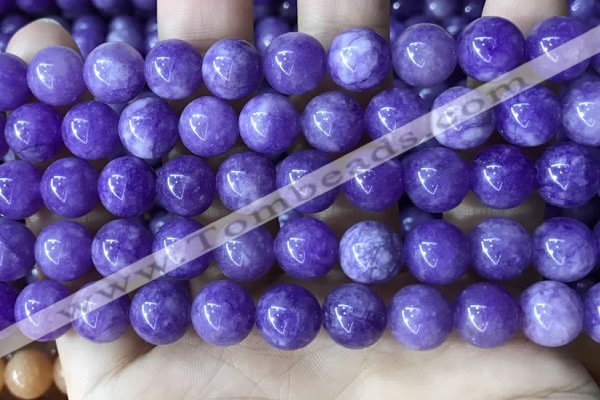 CCN5006 15.5 inches 8mm & 10mm round candy jade beads wholesale