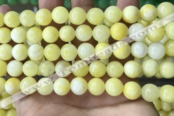 CCN5009 15.5 inches 8mm & 10mm round candy jade beads wholesale