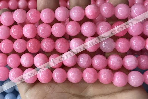 CCN5015 15.5 inches 8mm & 10mm round candy jade beads wholesale