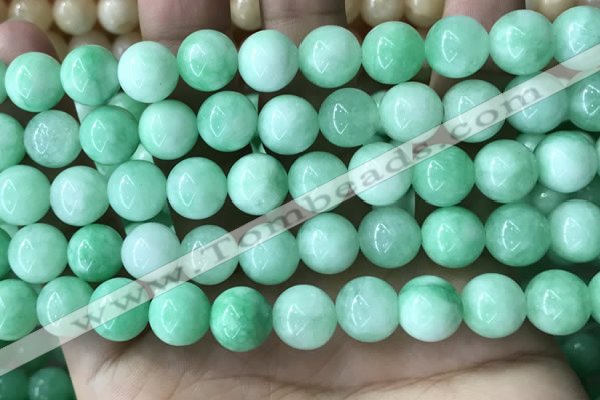 CCN5017 15.5 inches 8mm & 10mm round candy jade beads wholesale