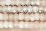 CCN5102 15 inches 3*4mm faceted rondelle candy jade beads
