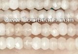 CCN5102 15 inches 3*4mm faceted rondelle candy jade beads