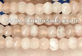 CCN5103 15 inches 3*4mm faceted rondelle candy jade beads