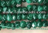 CCN5122 15 inches 3*4mm faceted rondelle candy jade beads