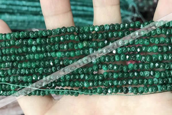 CCN5122 15 inches 3*4mm faceted rondelle candy jade beads