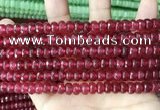 CCN5144 15 inches 5*8mm faceted rondelle candy jade beads