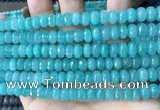 CCN5150 15 inches 5*8mm faceted rondelle candy jade beads