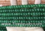 CCN5159 15 inches 5*8mm faceted rondelle candy jade beads