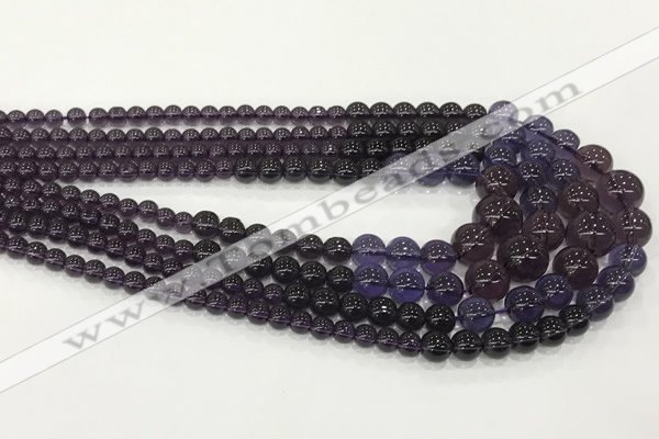 CCN5202 6mm - 14mm round candy jade graduated beads