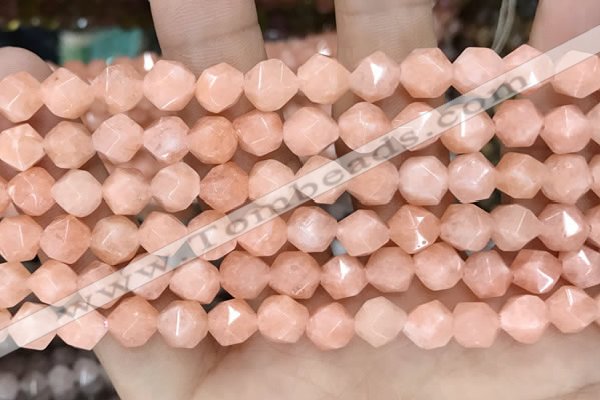 CCN5233 15 inches 8mm faceted nuggets candy jade beads