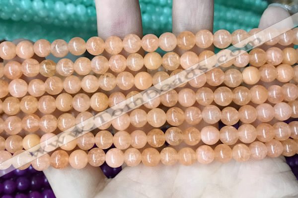 CCN5274 15 inches 6mm round candy jade beads Wholesale