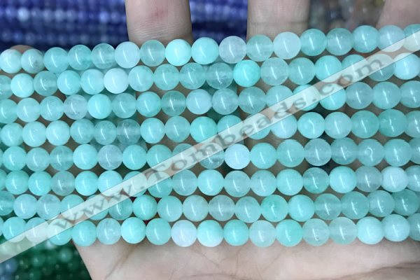 CCN5287 15 inches 6mm round candy jade beads Wholesale