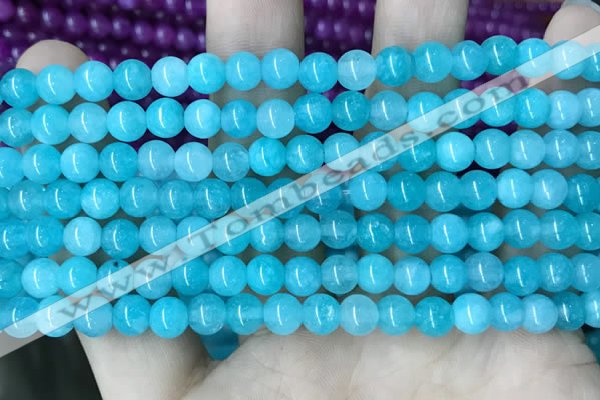 CCN5288 15 inches 6mm round candy jade beads Wholesale