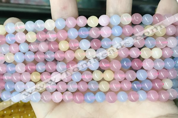 CCN5299 15 inches 6mm round candy jade beads Wholesale