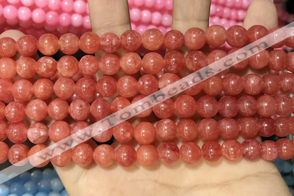 CCN5328 15 inches 8mm round candy jade beads Wholesale