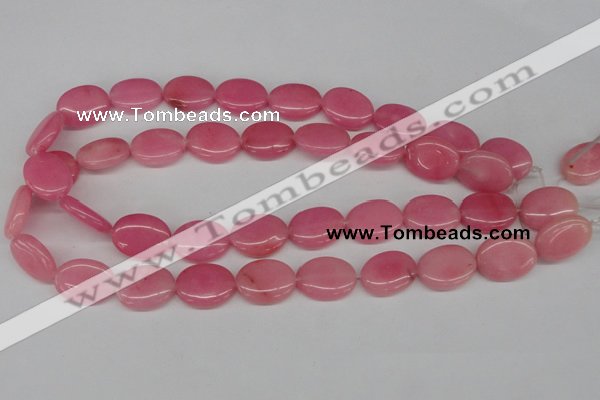 CCN536 15.5 inches 15*20mm oval candy jade beads wholesale