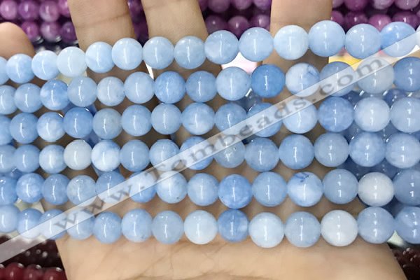 CCN5383 15 inches 8mm round candy jade beads Wholesale