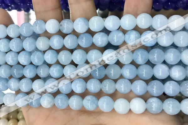 CCN5385 15 inches 8mm round candy jade beads Wholesale