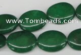 CCN539 15.5 inches 15*20mm oval candy jade beads wholesale