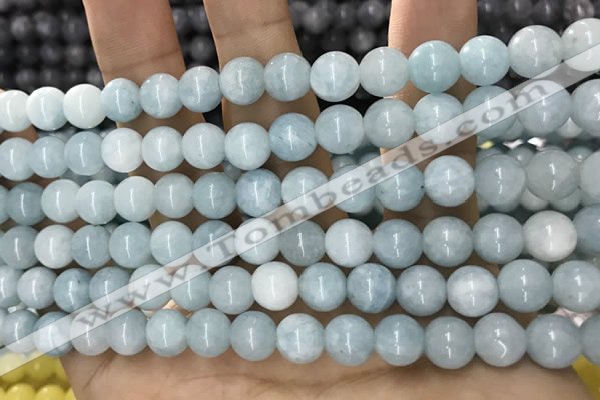 CCN5395 15 inches 8mm round candy jade beads Wholesale