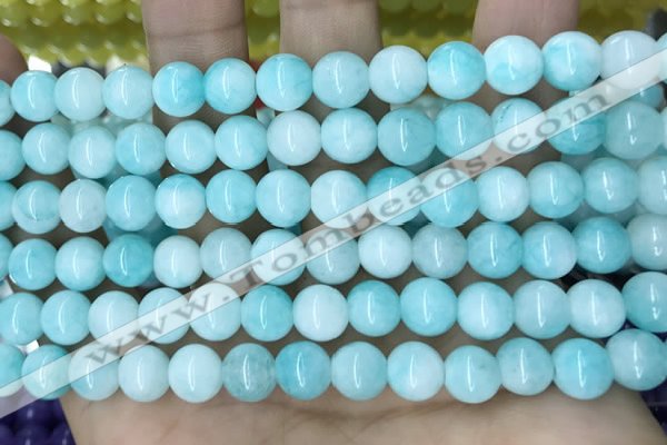 CCN5397 15 inches 8mm round candy jade beads Wholesale