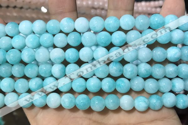 CCN5399 15 inches 8mm round candy jade beads Wholesale