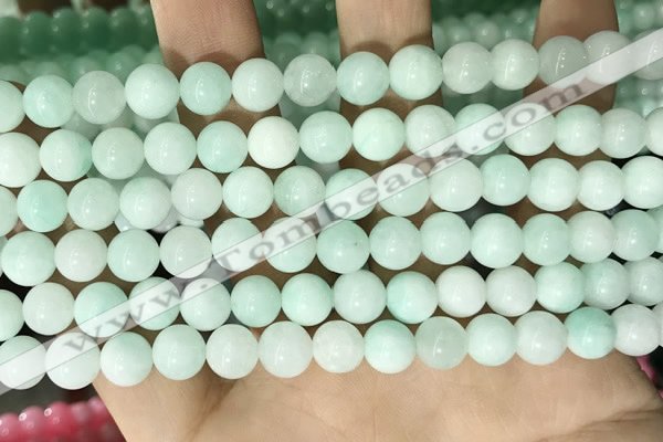 CCN5406 15 inches 8mm round candy jade beads Wholesale