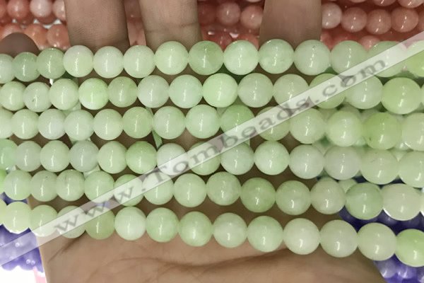 CCN5414 15 inches 8mm round candy jade beads Wholesale