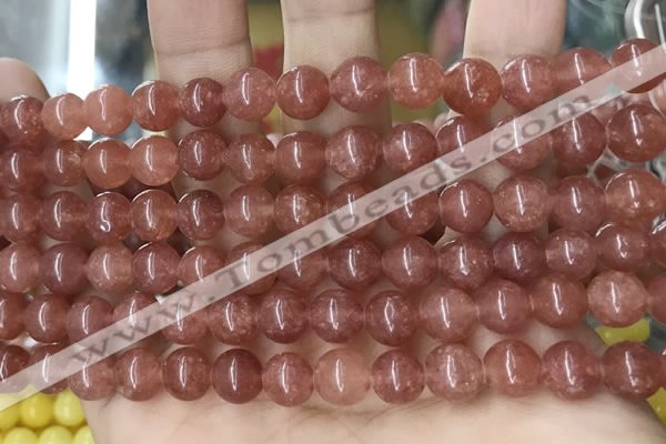 CCN5446 15 inches 8mm round candy jade beads Wholesale