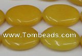 CCN545 15.5 inches 18*25mm oval candy jade beads wholesale