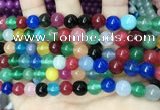 CCN5468 15 inches 8mm round candy jade beads Wholesale