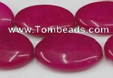 CCN551 15.5 inches 20*30mm oval candy jade beads wholesale