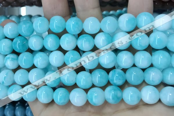 CCN5511 15 inches 8mm round candy jade beads Wholesale