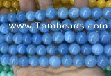 CCN5522 15 inches 8mm round candy jade beads Wholesale