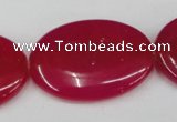 CCN555 15.5 inches 25*35mm oval candy jade beads wholesale