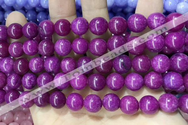 CCN5550 15 inches 8mm round candy jade beads Wholesale