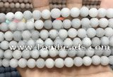 CCN5576 15 inches 8mm round matte candy jade beads Wholesale