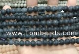 CCN5635 15 inches 8mm round matte candy jade beads Wholesale