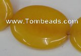 CCN564 15.5 inches 25*35mm oval candy jade beads wholesale