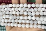 CCN5650 15 inches 8mm faceted round candy jade beads