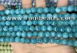 CCN5658 15 inches 8mm faceted round candy jade beads