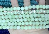 CCN5668 15 inches 8mm faceted round candy jade beads