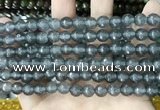 CCN5700 15 inches 8mm faceted round candy jade beads