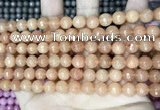 CCN5710 15 inches 8mm faceted round candy jade beads