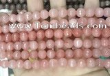 CCN5715 15 inches 8mm faceted round candy jade beads