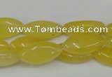 CCN572 15.5 inches 10*20mm marquise candy jade beads wholesale